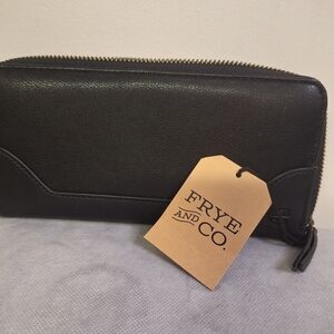 FRYE AND CO. Black Billfold NWT 9" X 4"